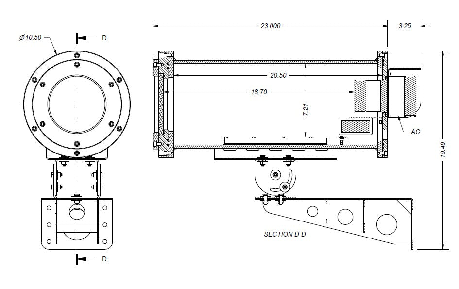 E-80 Extreme Temperature Housing