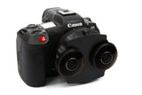 Canon 5.2 mm Dual-Fisheye VR Adaptor: Salty Canon R5C Edition